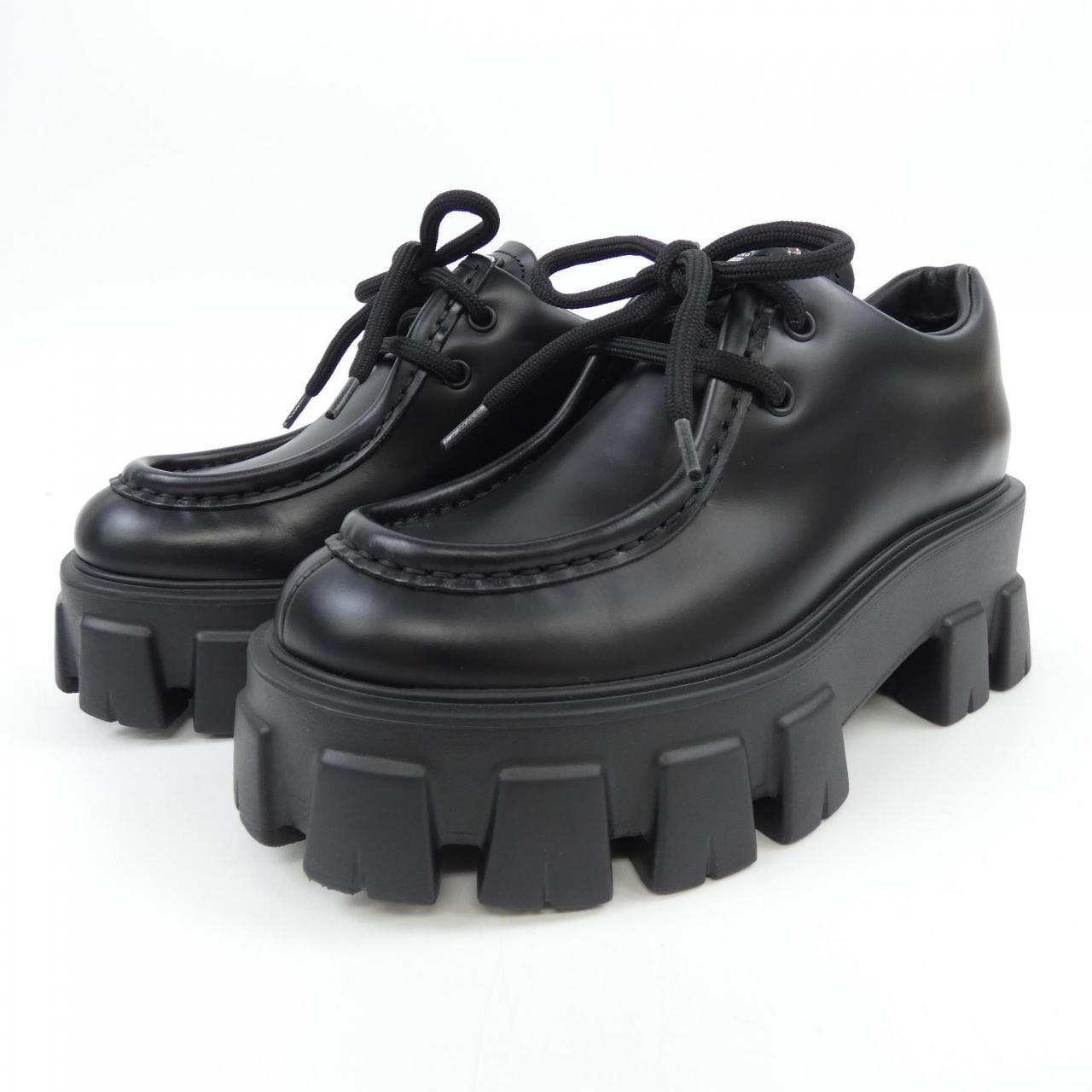 プラダ PRADA モノリス トライアングルロゴ 1E254N シューズ