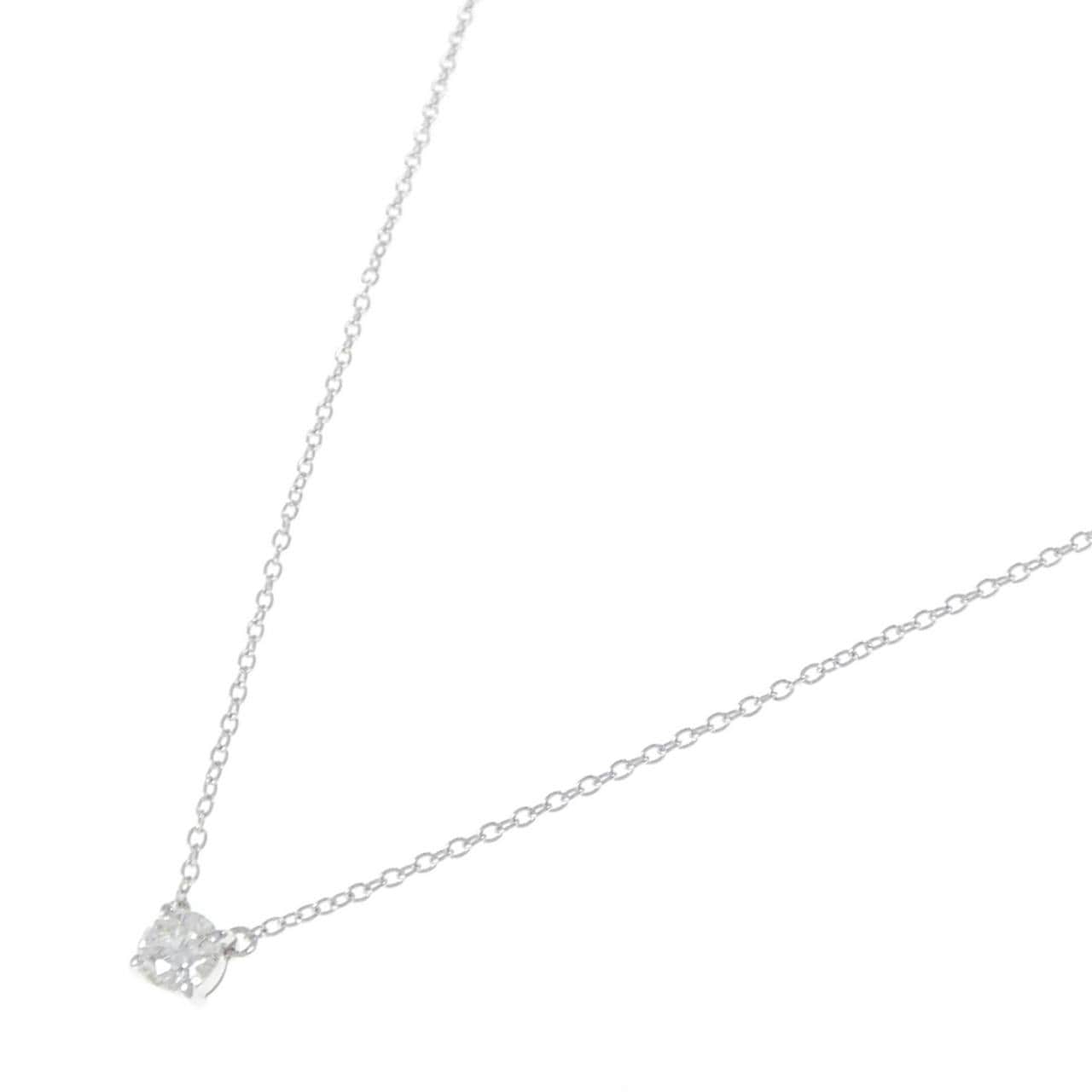 K18WG ダイヤモンド ネックレス 0.305CT J VS1 3EXT H＆C