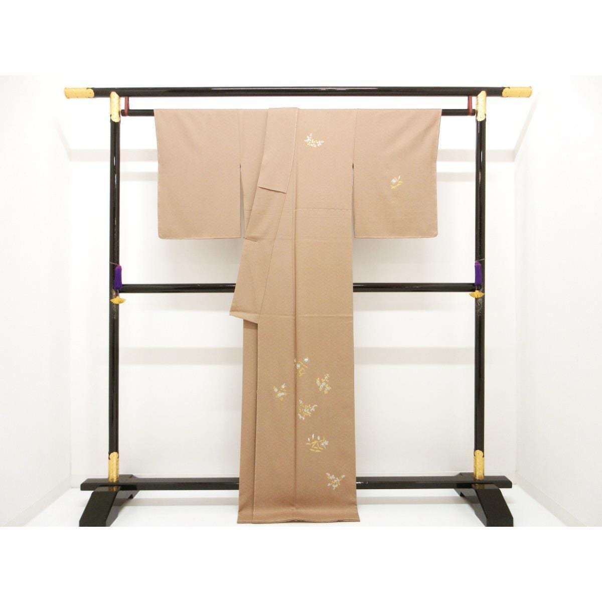 [未使用品] 参拜金漆扎染刺绣和服