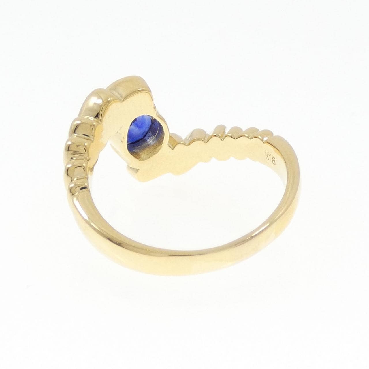 K18YG サファイヤ リング 1.19CT