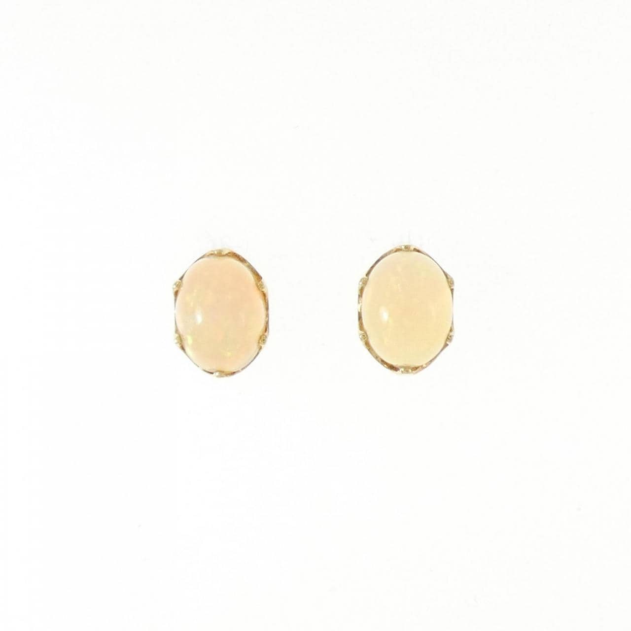 K18YG OPAL earrings