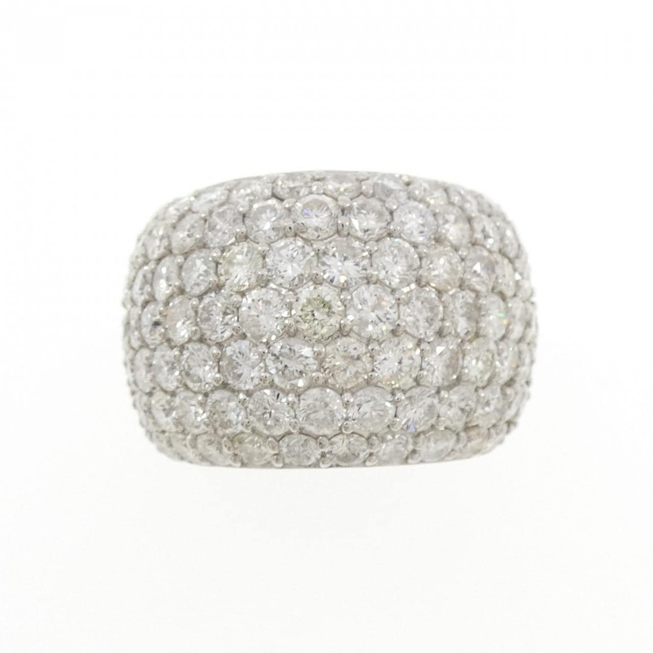 PT900 パヴェ ダイヤモンド リング 5.00CT