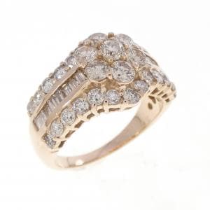 K18PG ダイヤモンド リング 2.00CT
