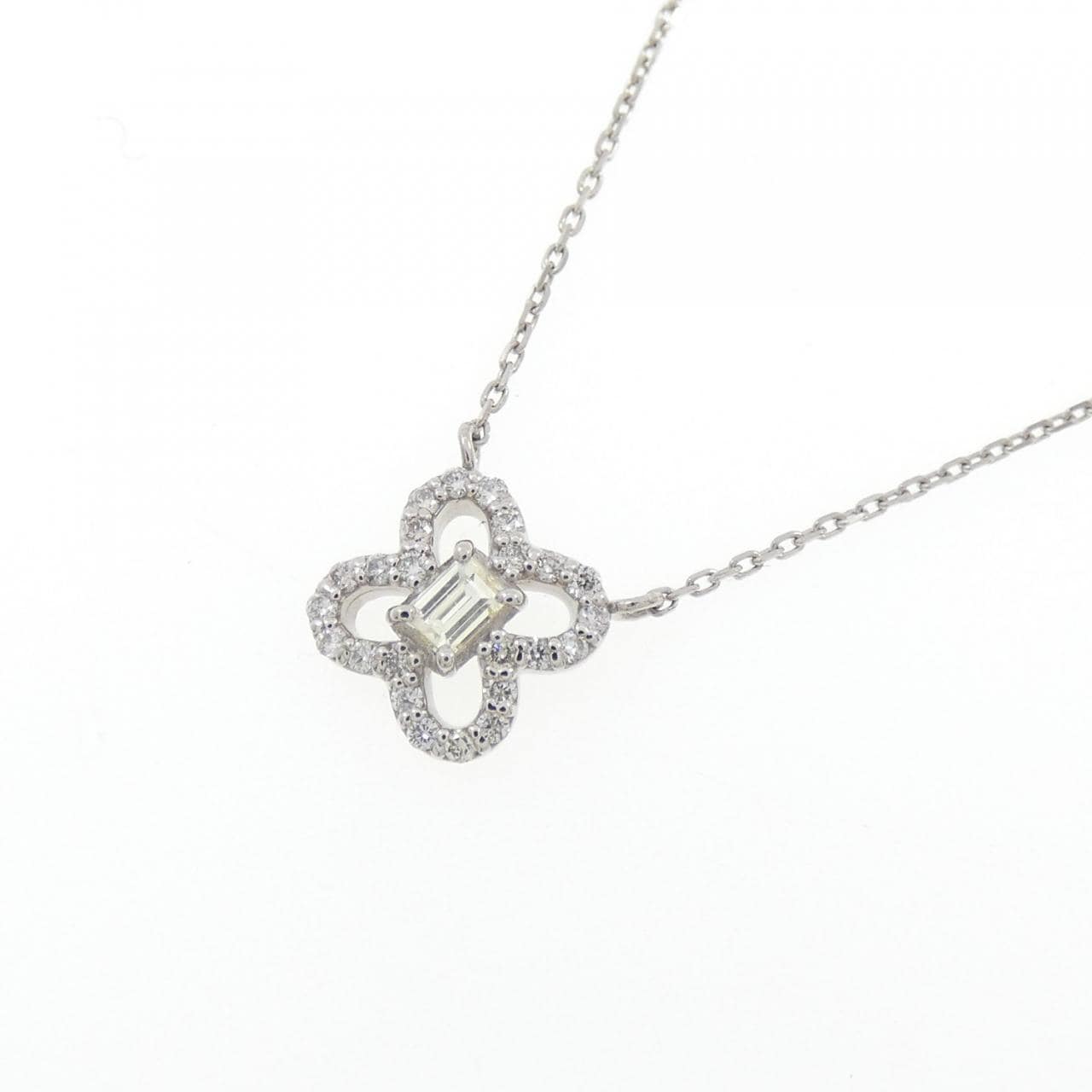 【新品】PT900/PT850 ダイヤモンド ネックレス 0.15CT