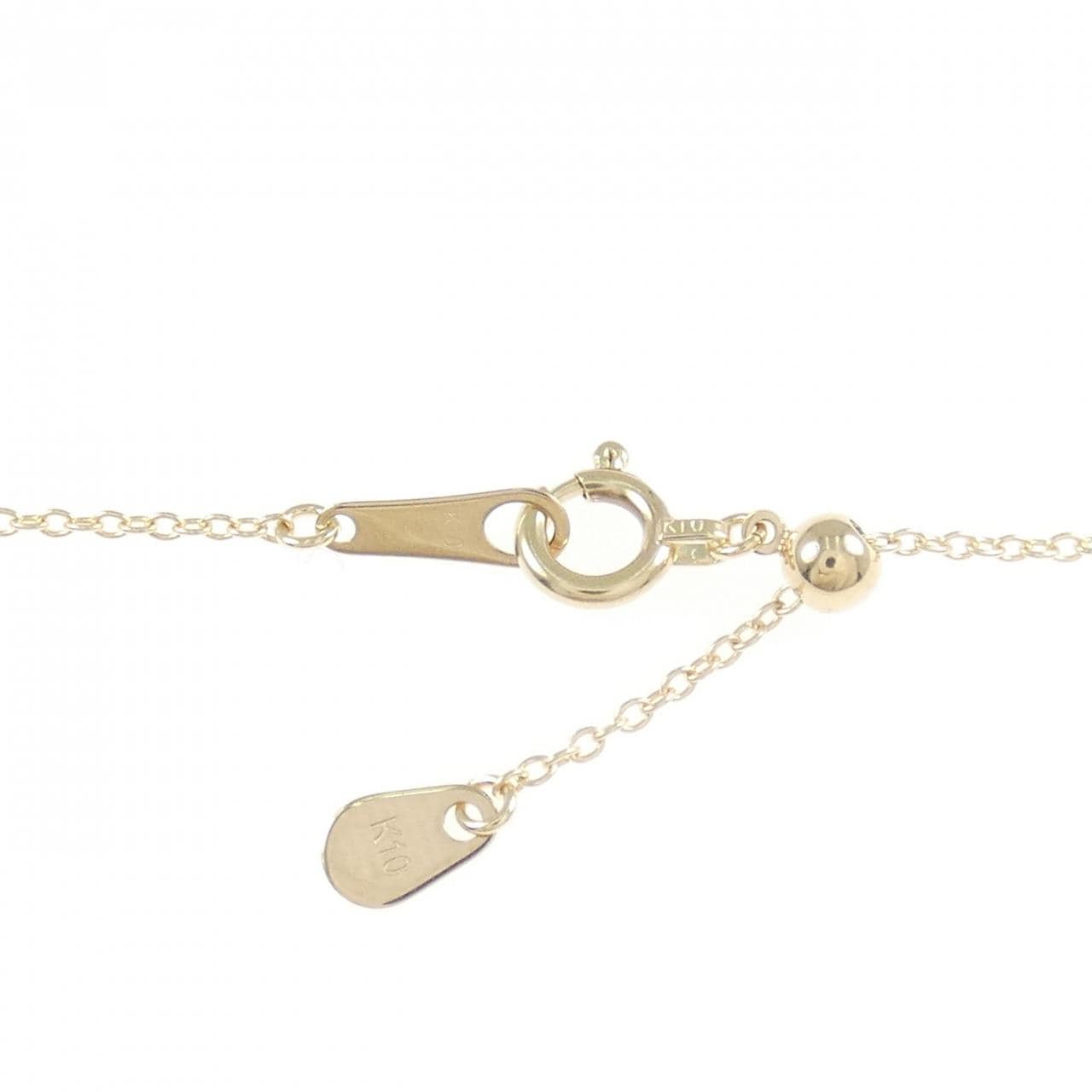 【リメイク】K10YG ダイヤモンド ネックレス 0.15CT