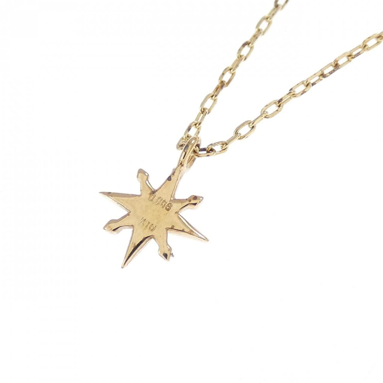 K10YG ダイヤモンド ネックレス 0.006CT