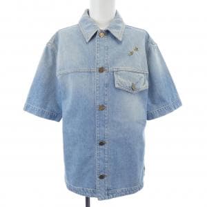 ルイヴィトン LOUIS VUITTON デニムショートスリーブシャツ HLS50WEU6 S／Sシャツ