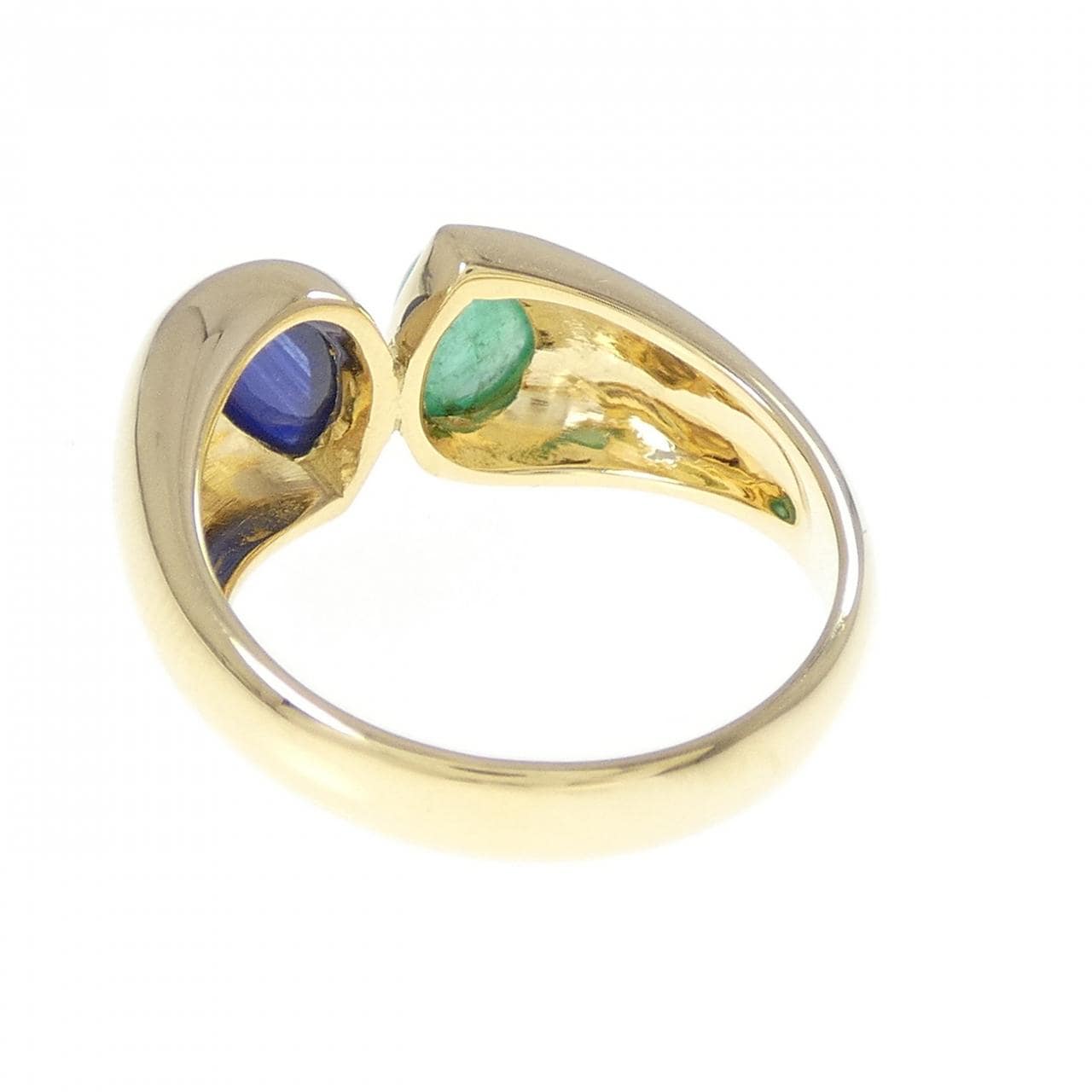 18KTYG サファイヤ リング