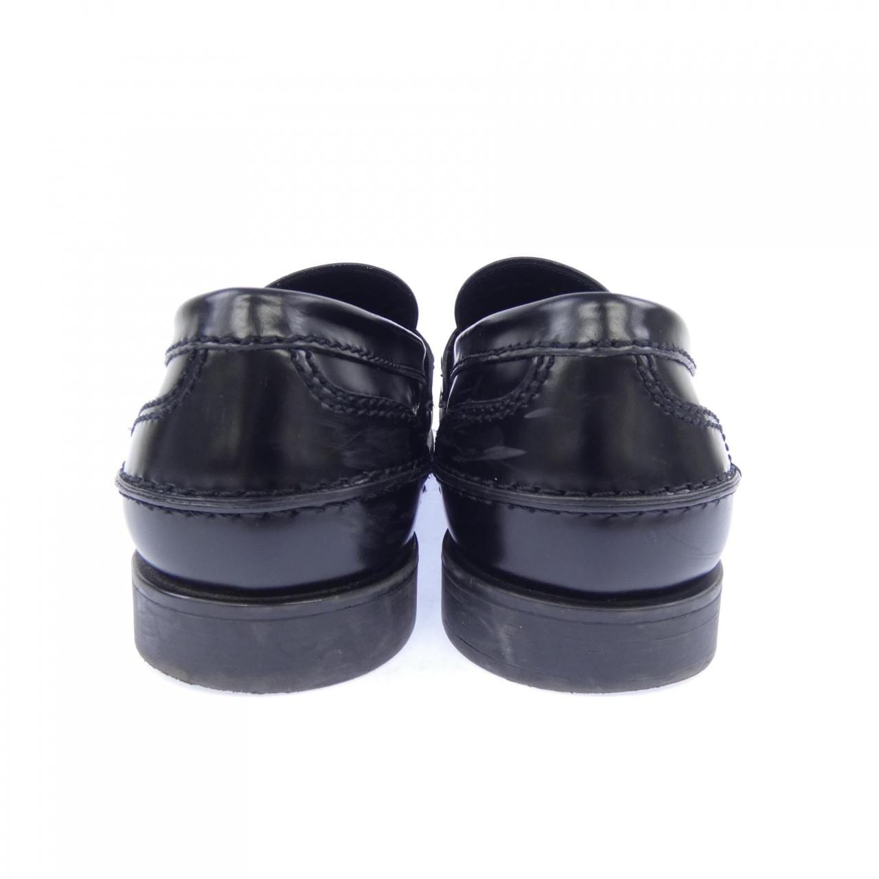 ミュウミュウ MIU MIU ブラッシュドレザーペニーローファー 5D773D シューズ