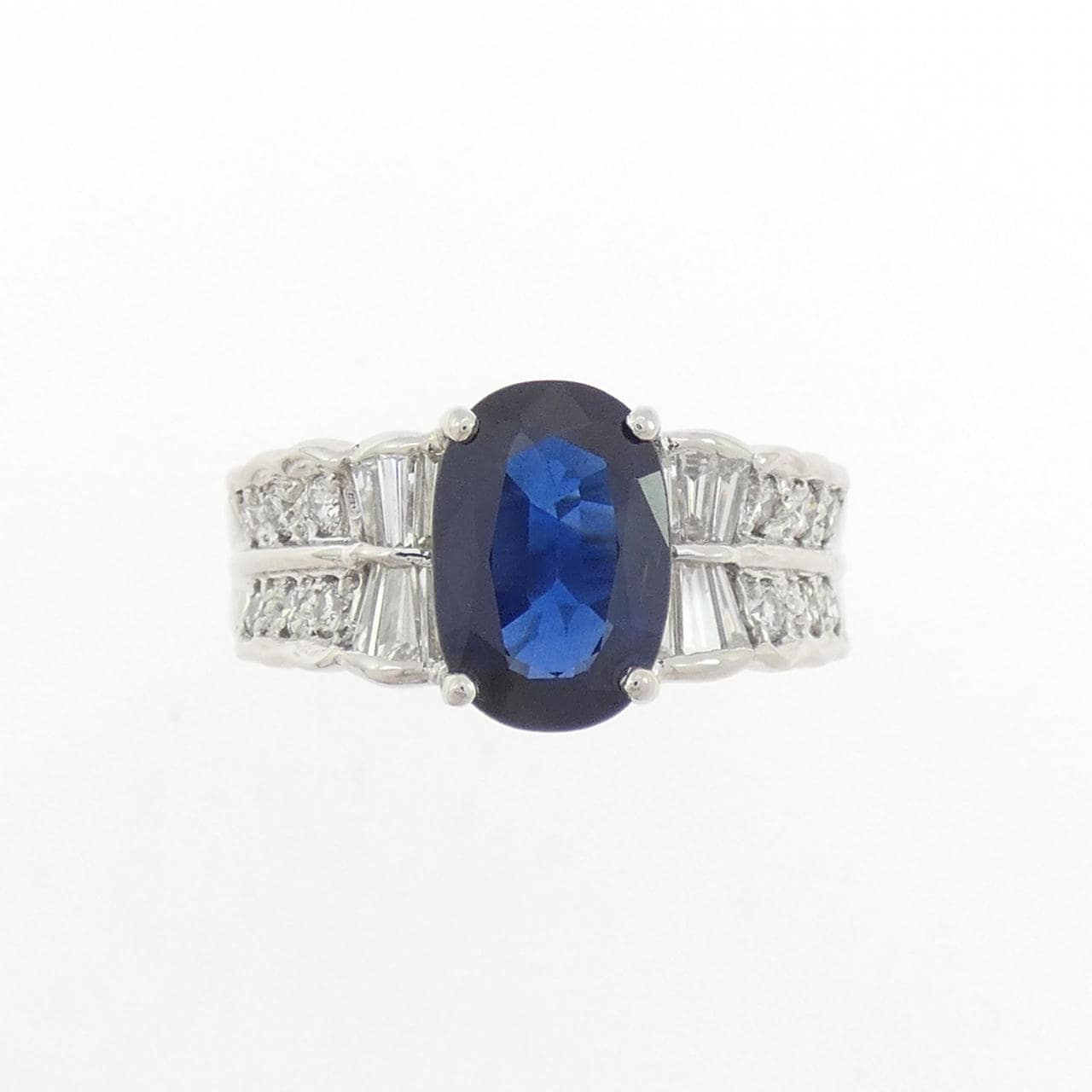 PT900 サファイヤ リング 2.41CT