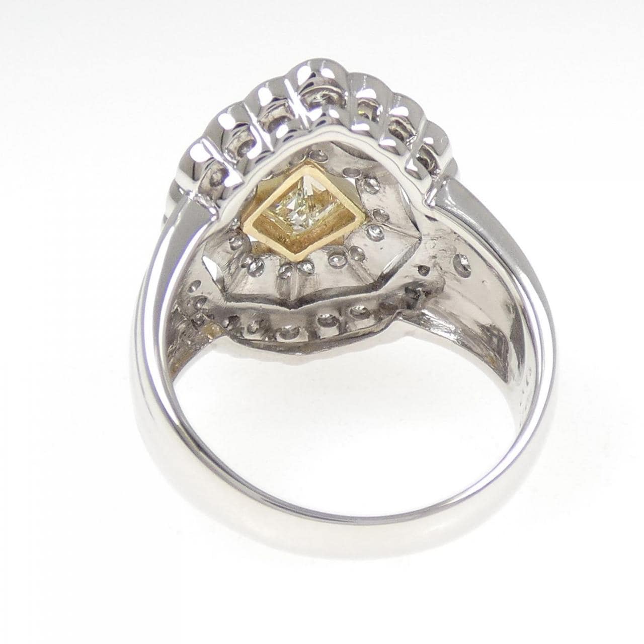PT900/K18YG ダイヤモンド リング 0.586CT