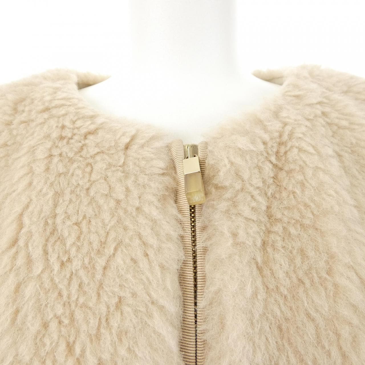 Max Max Mara PANNO 108102 Teddy Bear Collarless Jacket