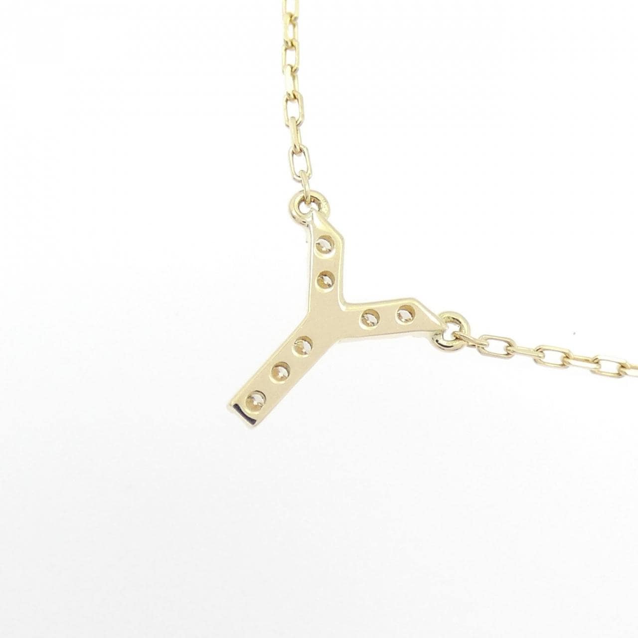 アーカー イニシャル ネックレス 0.03CT