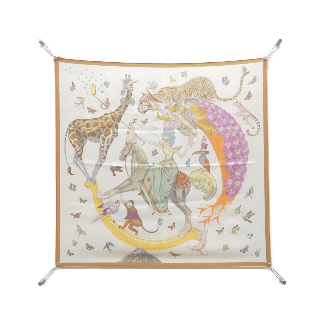 HERMES HERMES STORY Kare 003875S Scarf