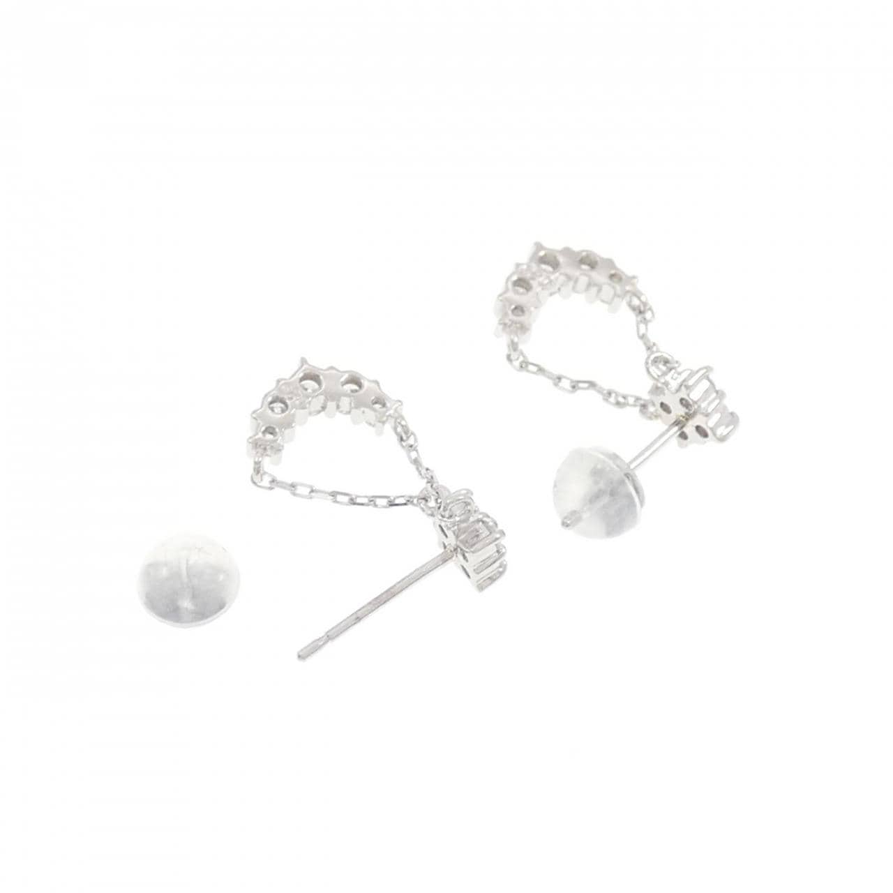 PT900 ダイヤモンド ピアス 0.50CT