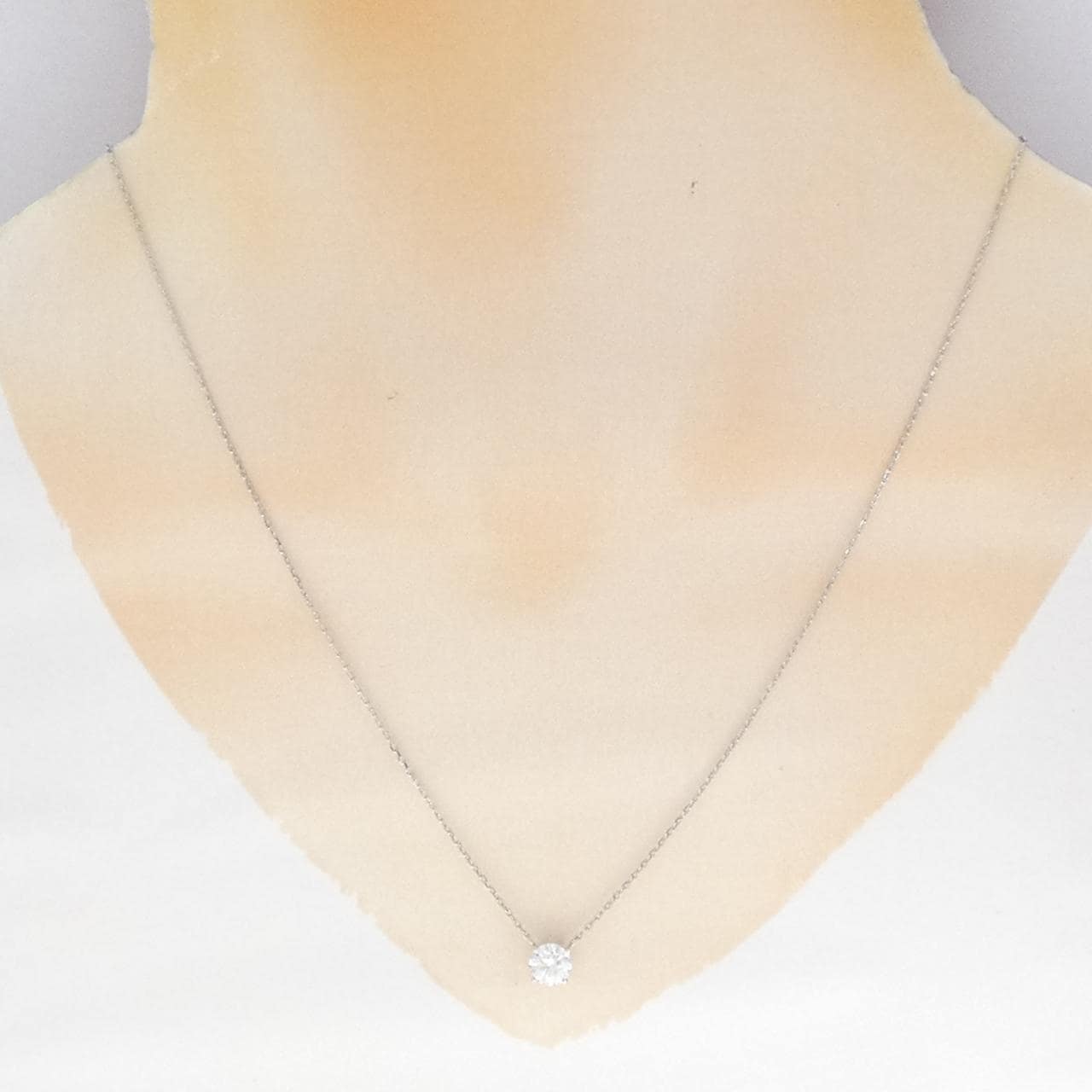 PT900/PT850 ダイヤモンド ネックレス 0.706CT F SI1 VG