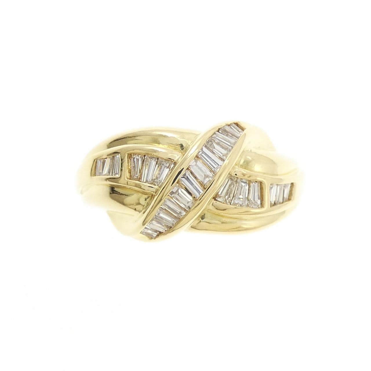 K18YG ダイヤモンド リング 0.41CT