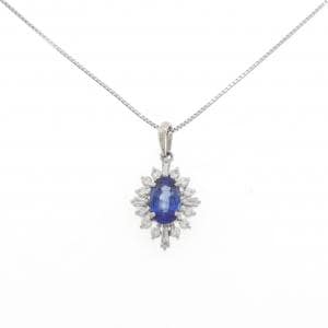 PT900/PT850 サファイヤ ネックレス 1.35CT