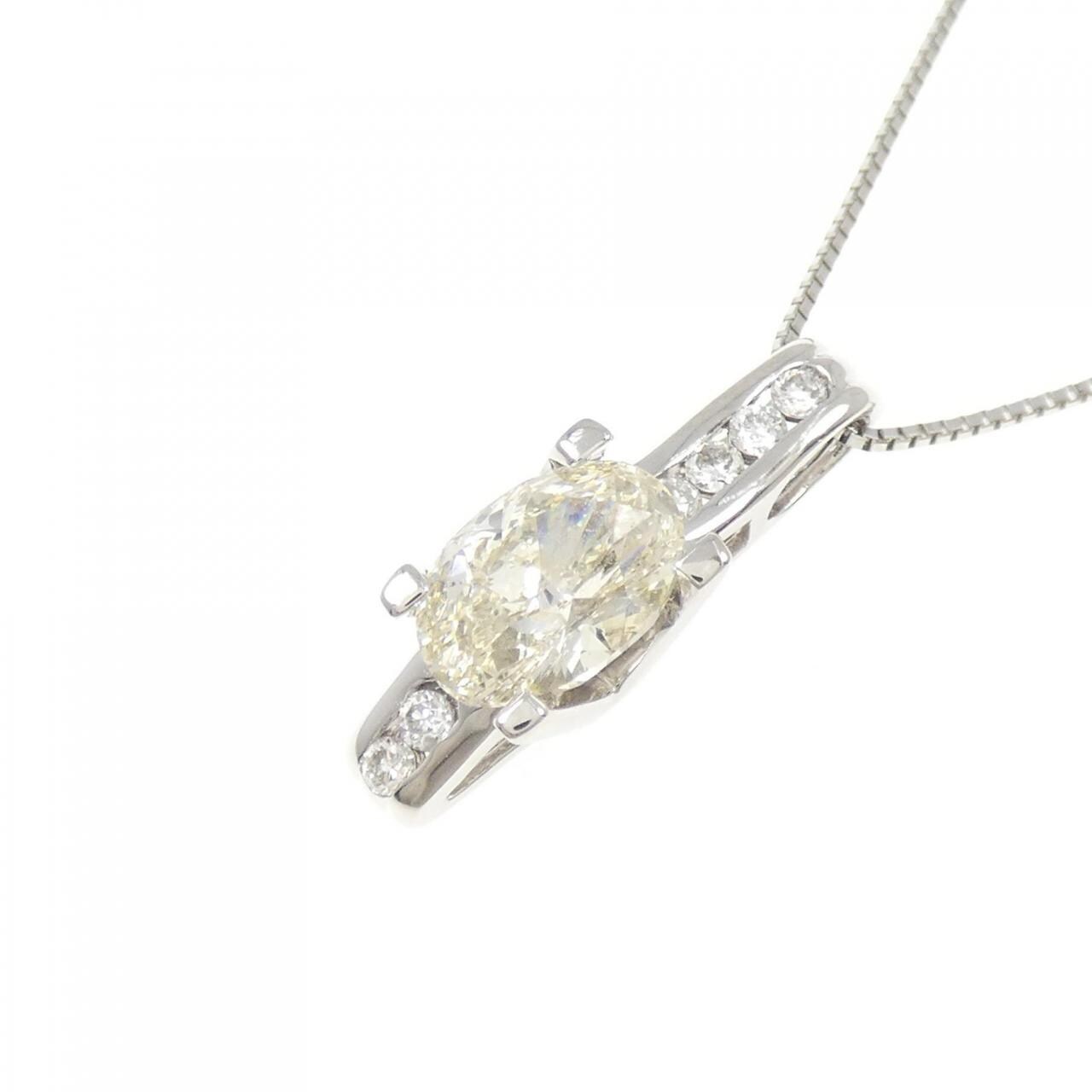 PT900/PT850 ダイヤモンド ネックレス 1.502CT