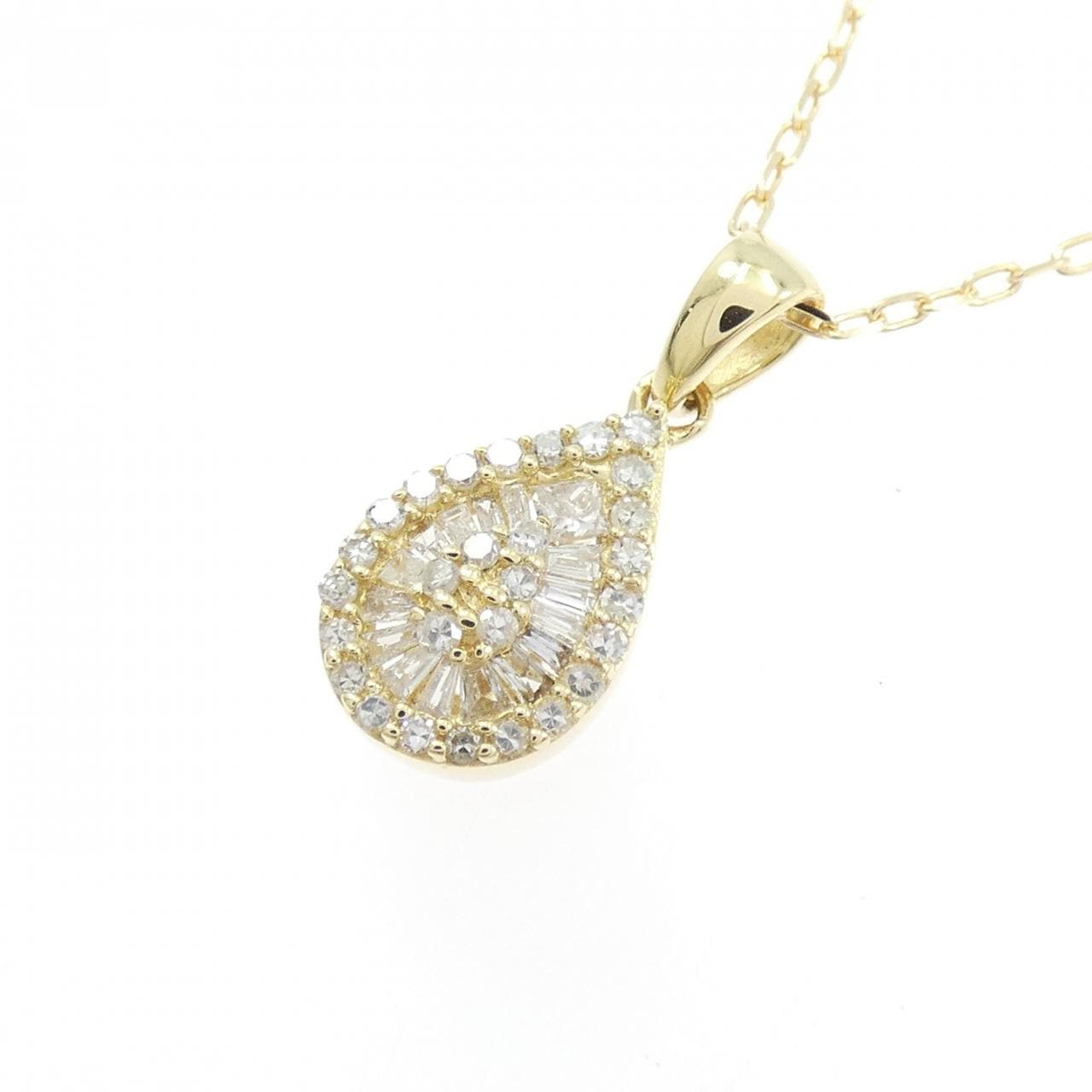 K18YG ダイヤモンド ネックレス 0.20CT