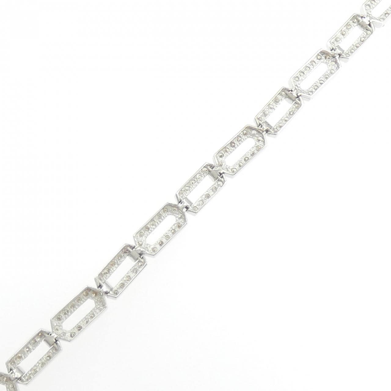 K18WG ダイヤモンド ブレスレット 3.00CT