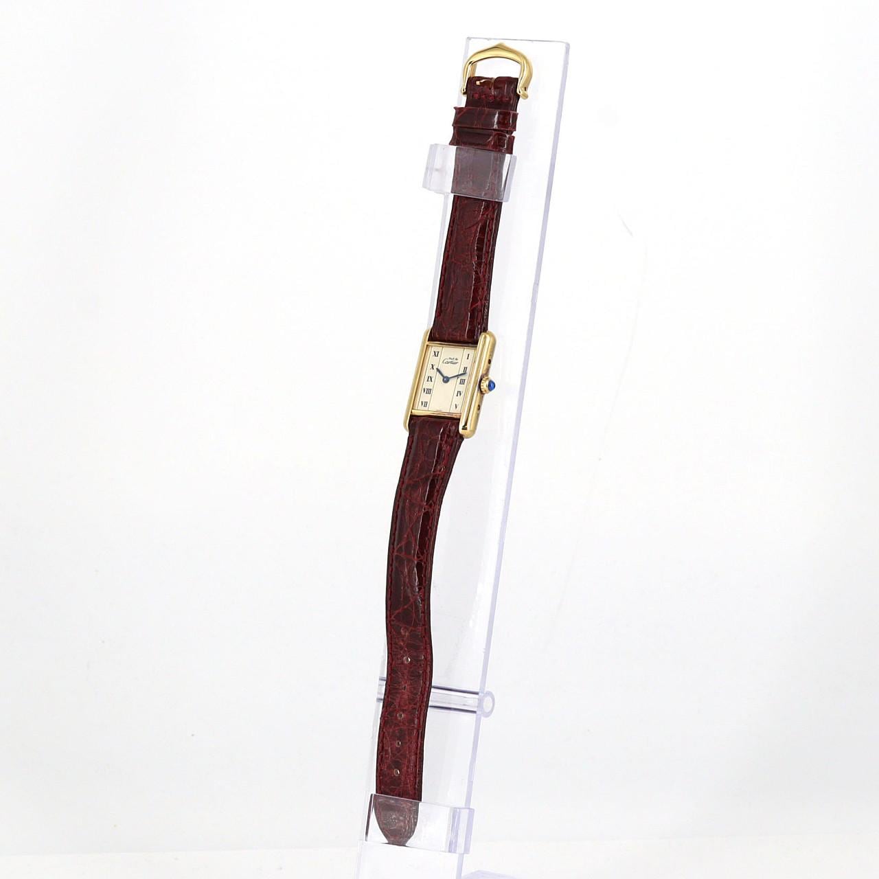 【ノーメンテナンス特価】カルティエ マストタンクSM GP W1003053 GP クォーツ