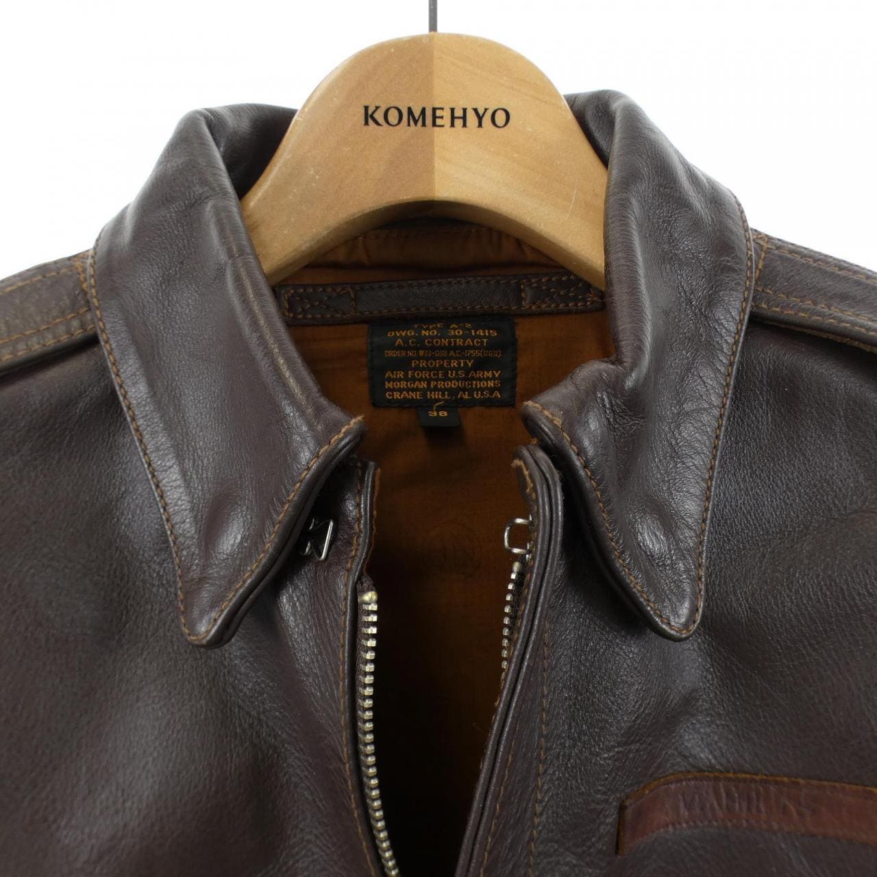 MORGAN PRODUCTIONS TYPE A-2皮夾克