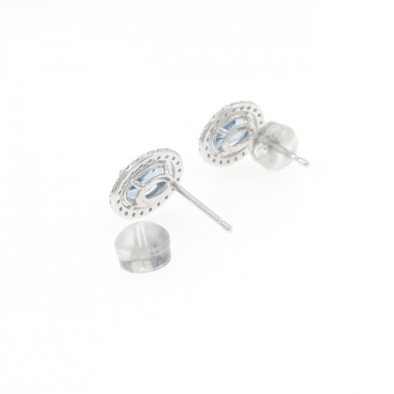 PT900 アクアマリン ピアス 1.23CT