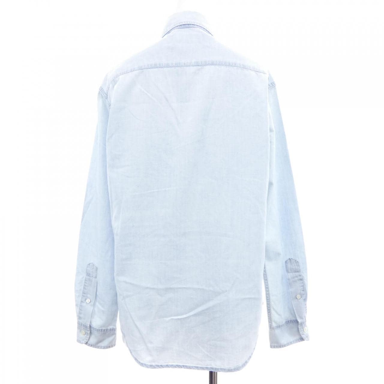 ミュウミュウ MIU MIU ジャンブレーシャツ MIU MIUロゴ GWC115 S000 14UT シャツ