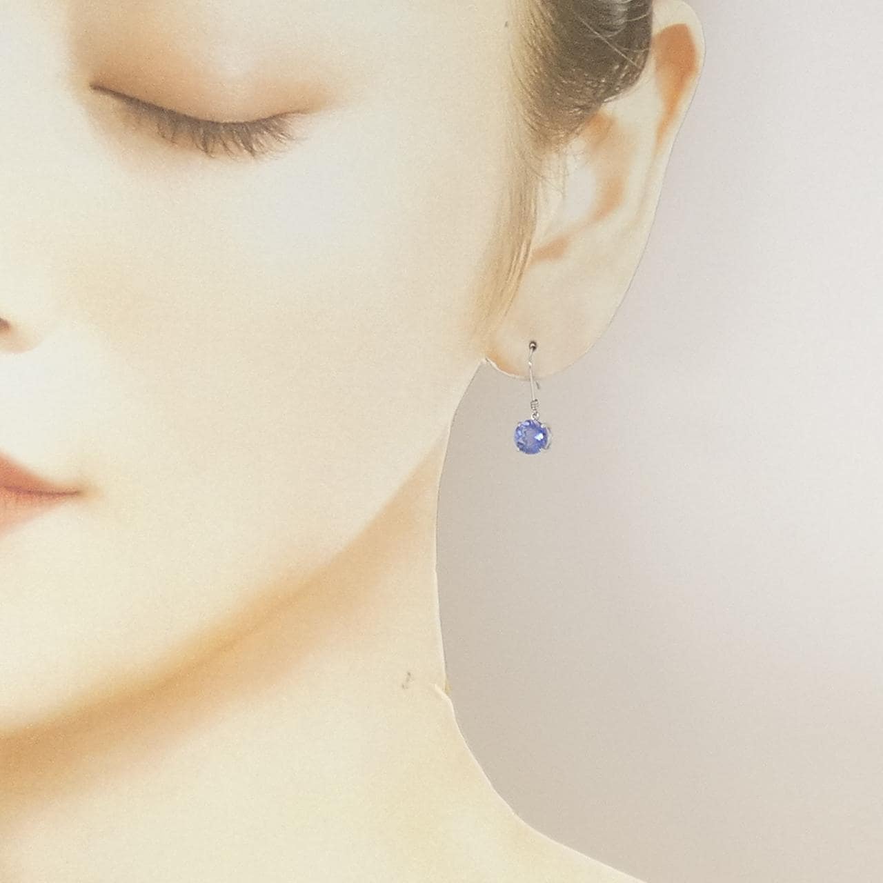 PT950/PT900 フローライト ピアス 1.50CT