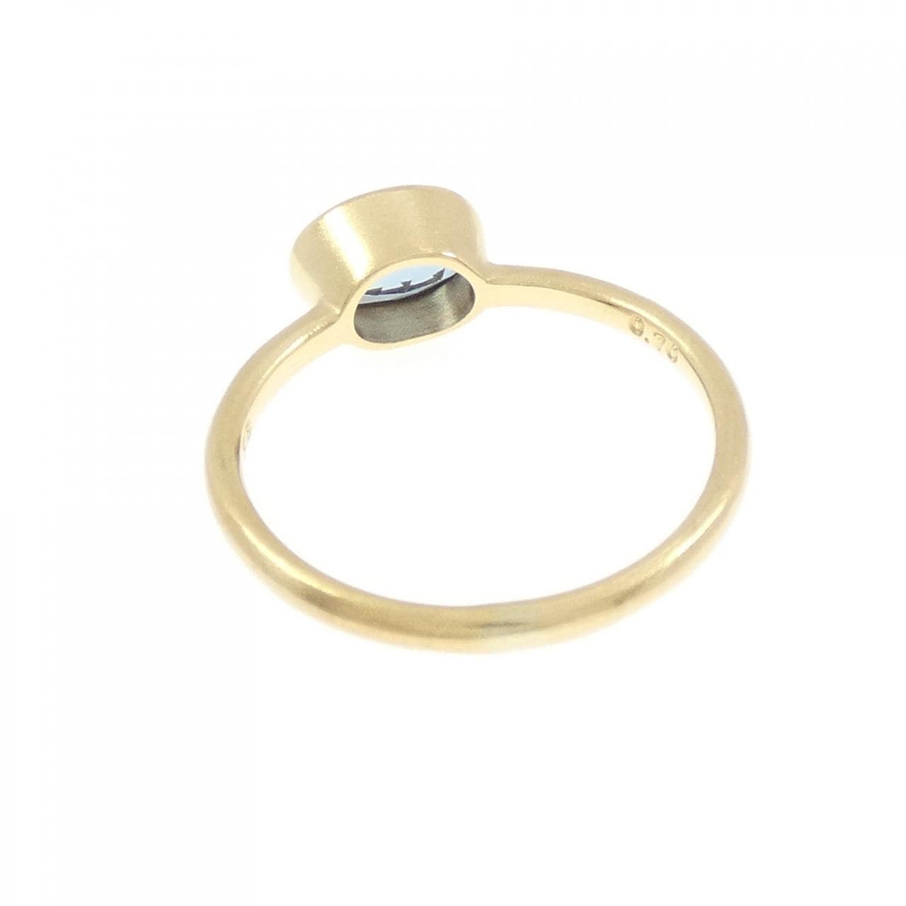 K18YG アクアマリン リング 0.70CT