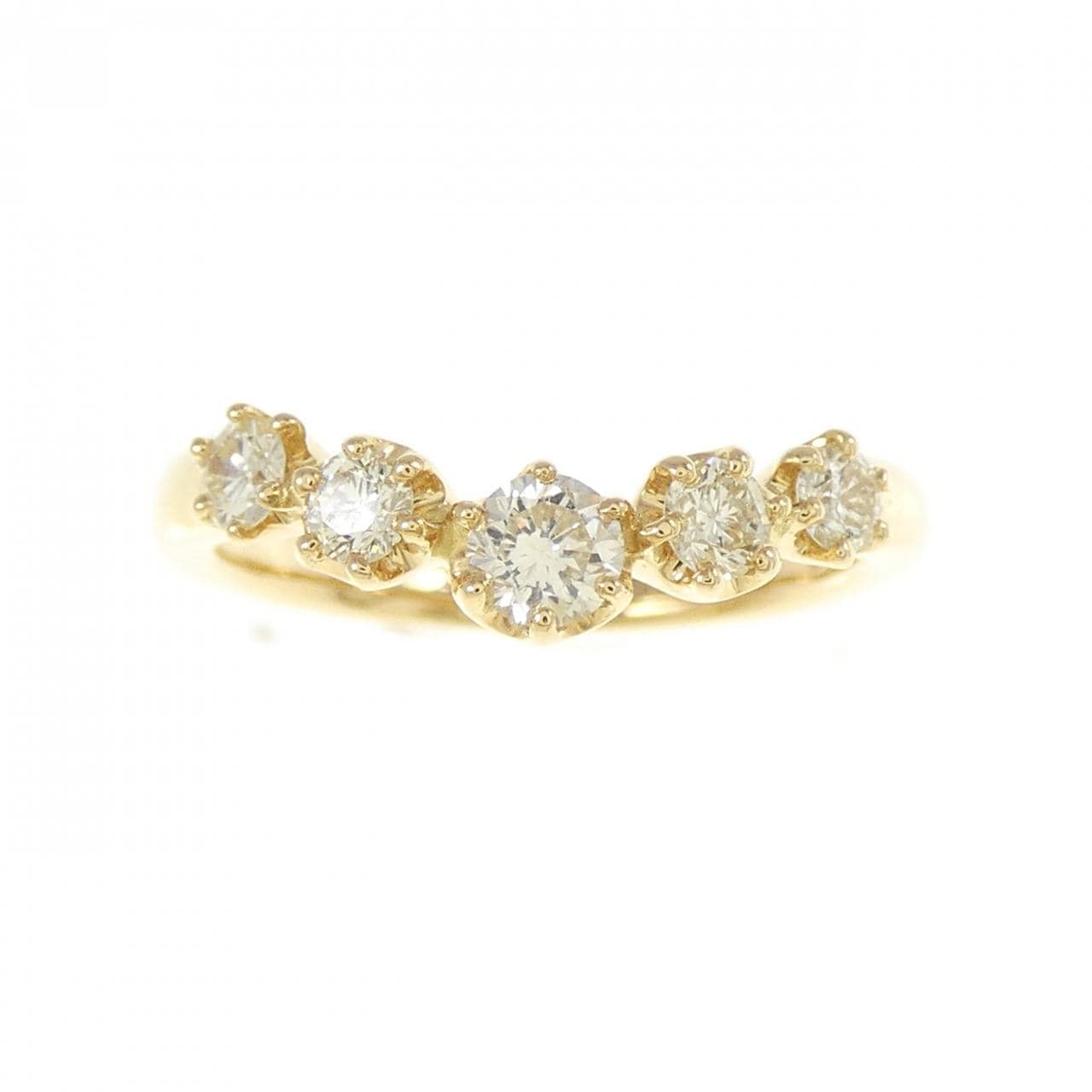 K18YG ダイヤモンド リング 0.50CT