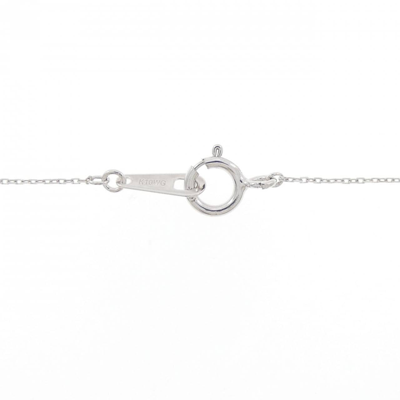 K10WG ダイヤモンド ネックレス 0.01CT