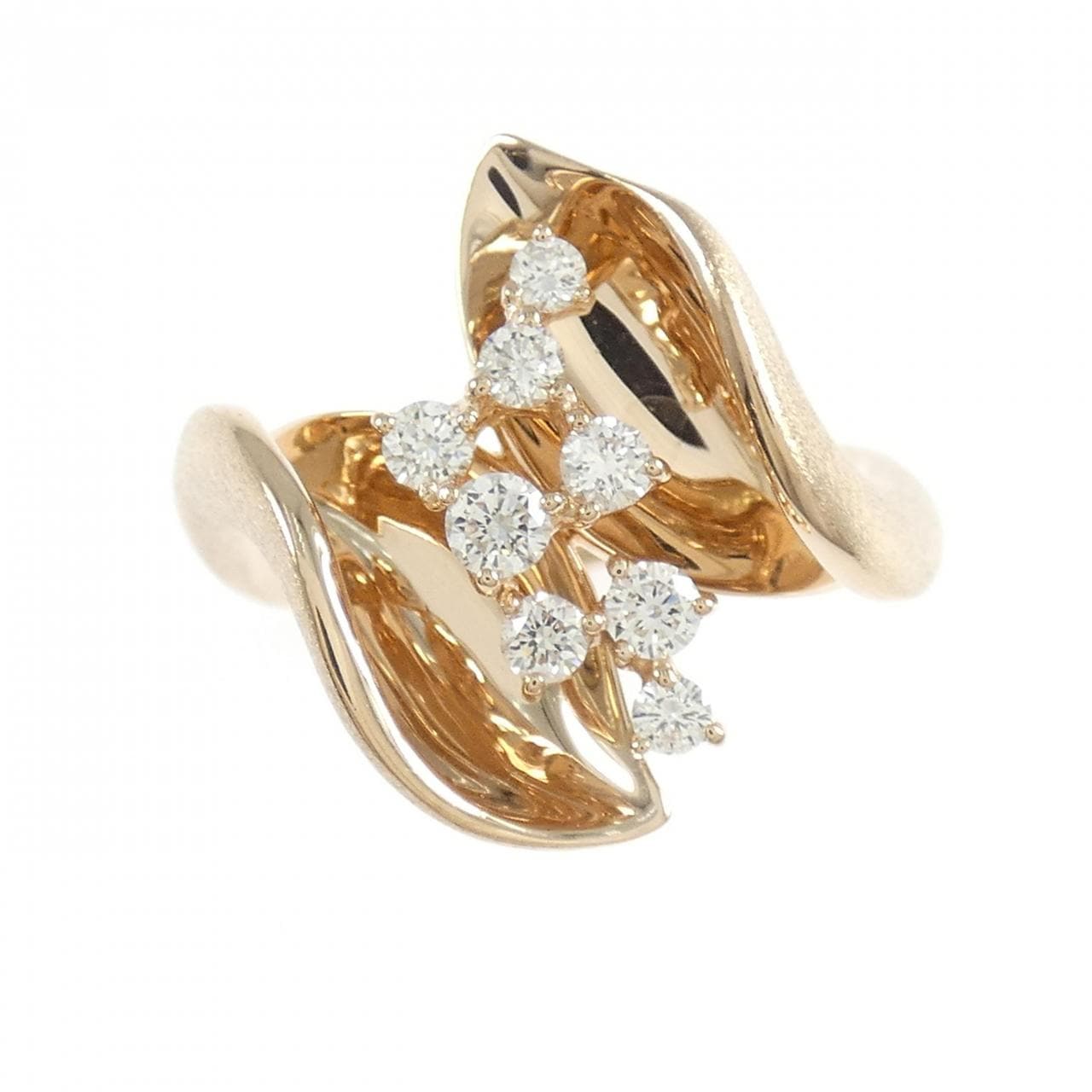 K18PG ダイヤモンド リング 0.32CT