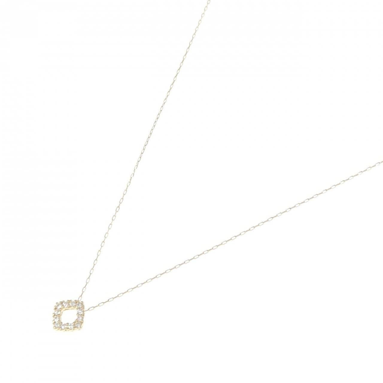 [BRAND NEW] K18YG Diamond necklace 0.10CT