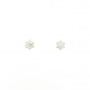 【リメイク】K18YG/ST ダイヤモンド ピアス 0.224CT 0.243CT G-H VS2 EXT