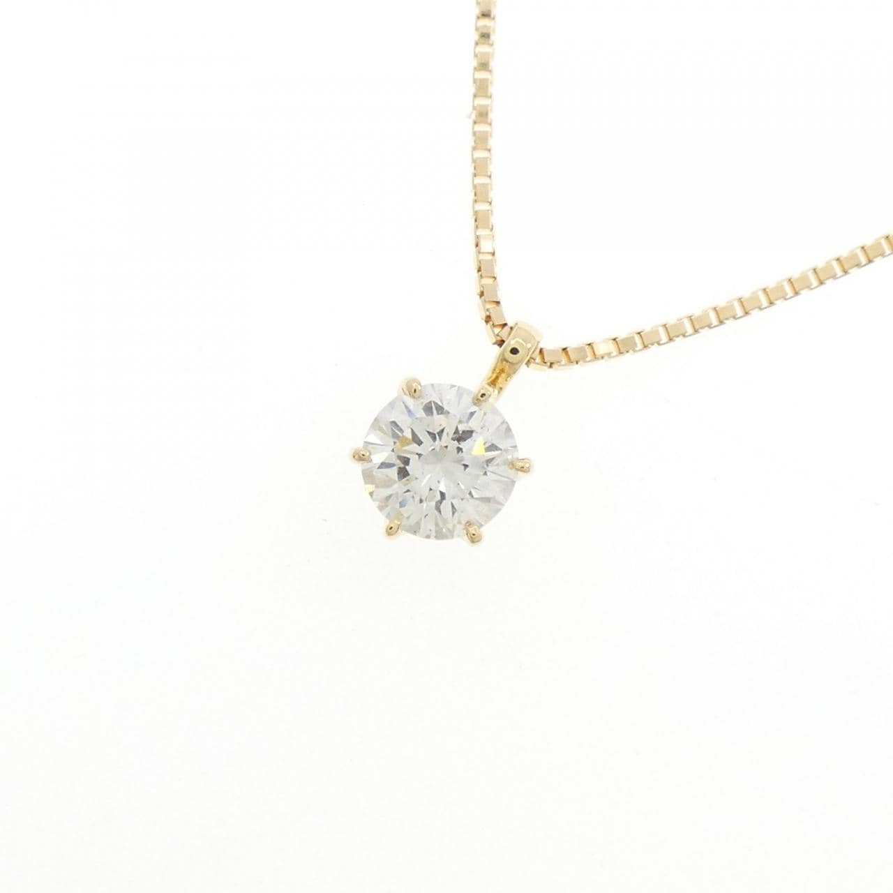 【新品】K18YG ダイヤモンド ネックレス 0.526CT H SI2 VG