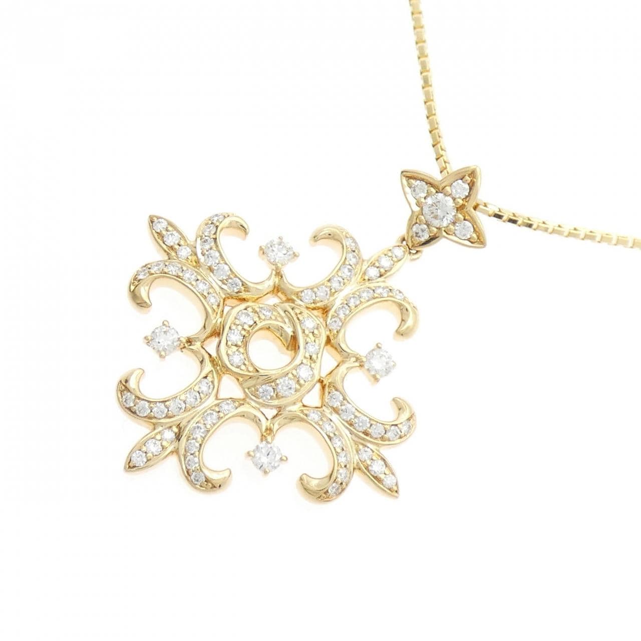 K18YG ダイヤモンド ネックレス 0.50CT