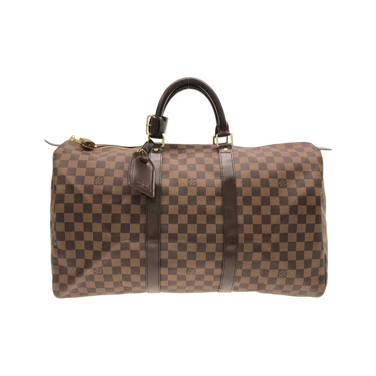 LOUIS VUITTON Damier Keepall 50 厘米 N41427 波士顿包