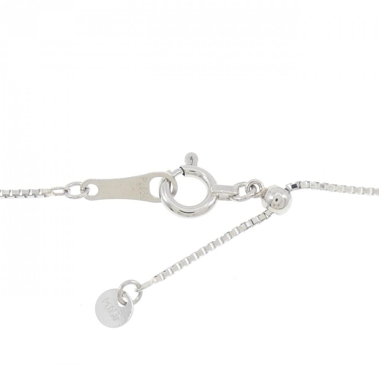 PT900/PT850 パライバトルマリン ネックレス 0.30CT