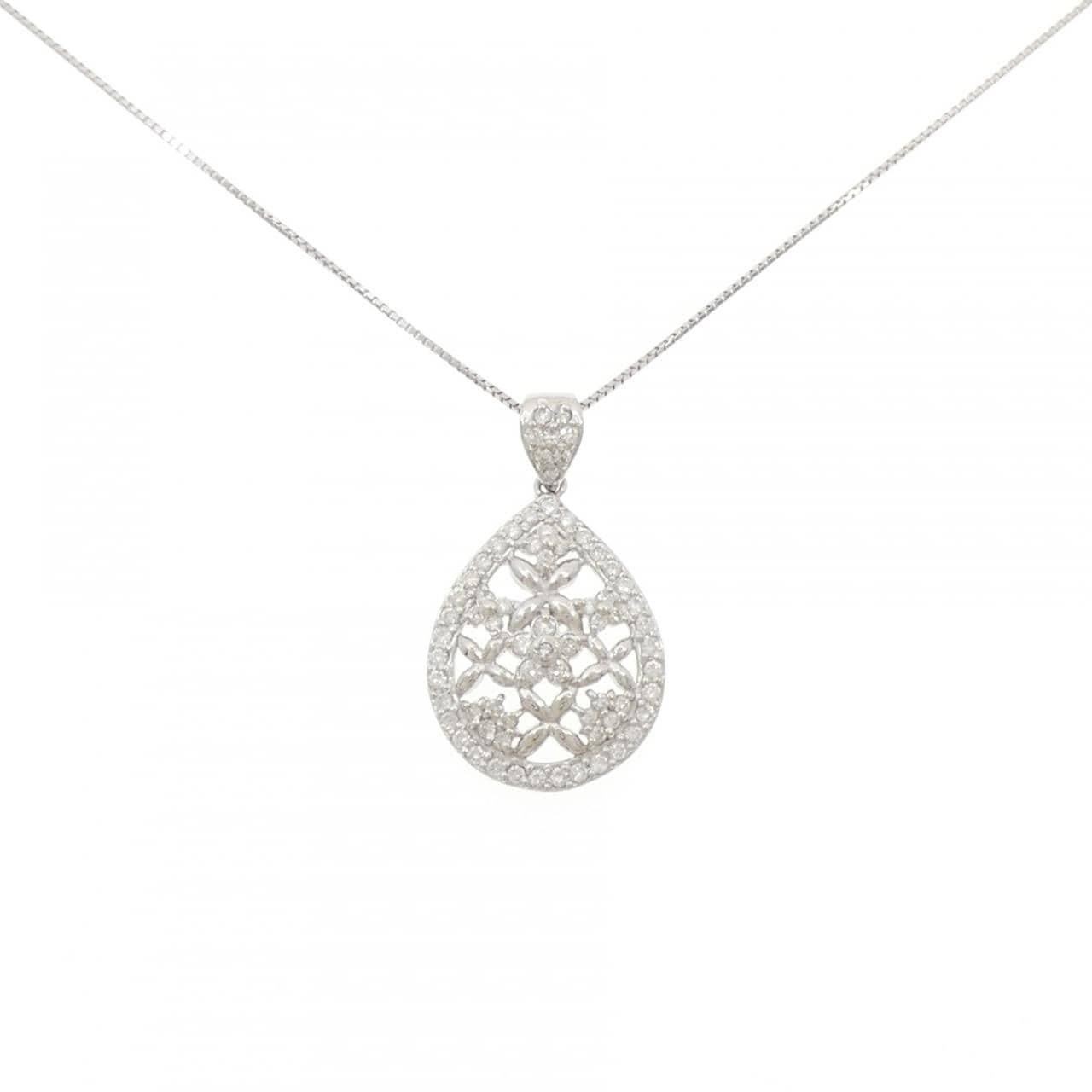 PT900/PT850 ダイヤモンド ネックレス 0.80CT