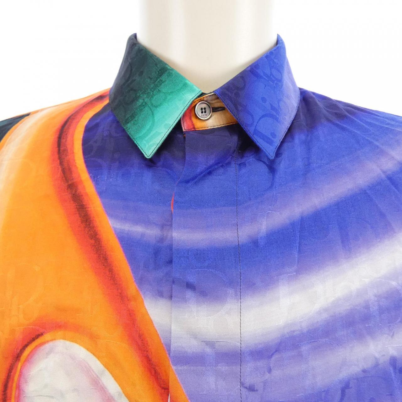 ディオール DIOR オブリーク OBLIQUE　ケニーシャーフ KENNY CHARF 193C545A5193 S/Sシャツ