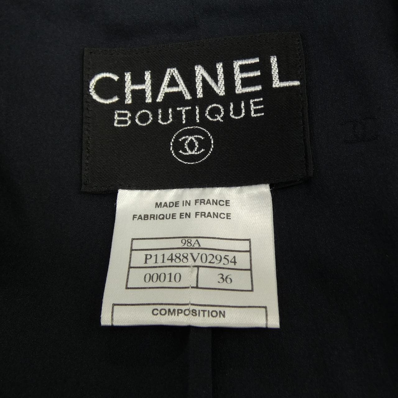 【ヴィンテージ】シャネル CHANEL P11488V02954 98A ジャケット