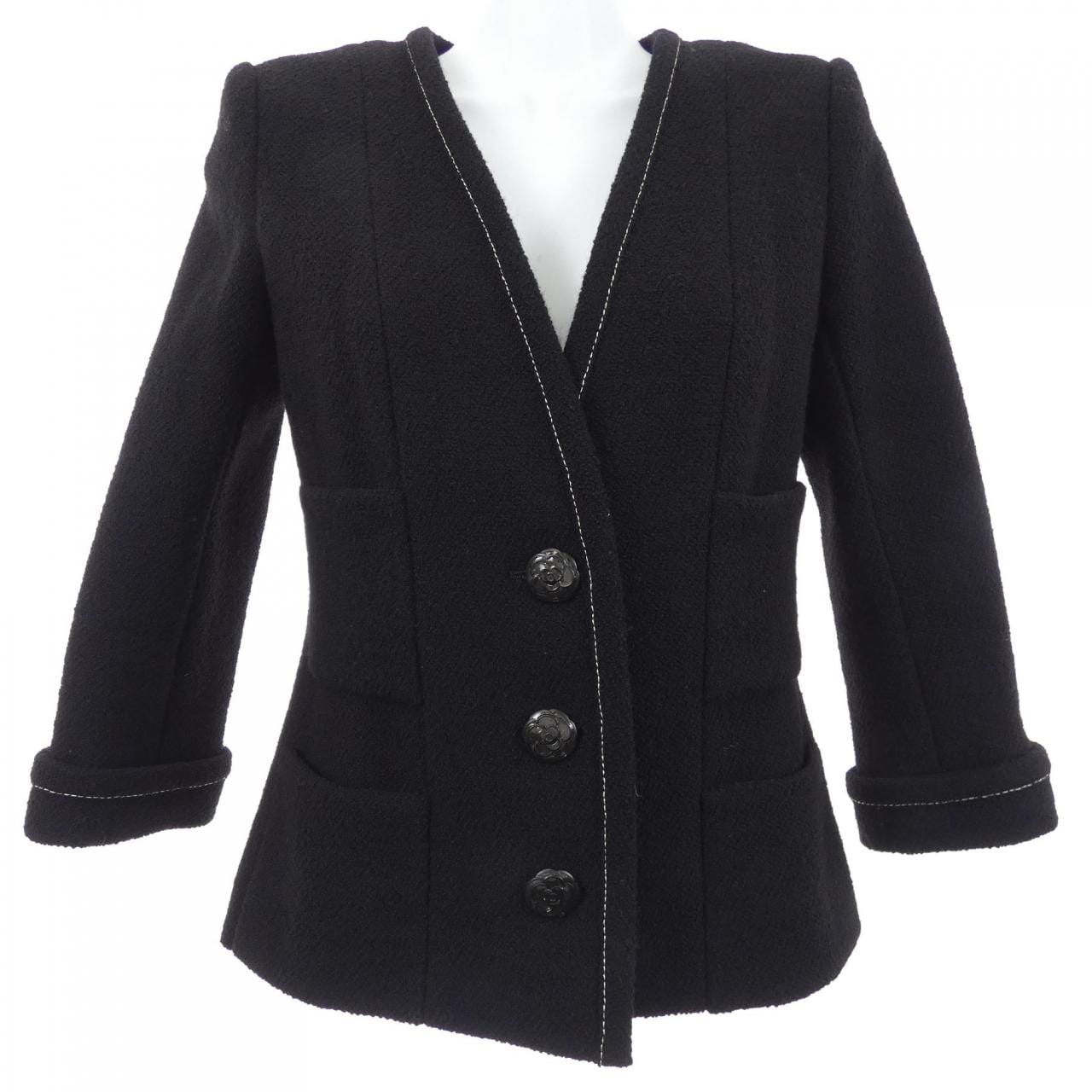 シャネル CHANEL P52637V37037 15K ノーカラージャケット