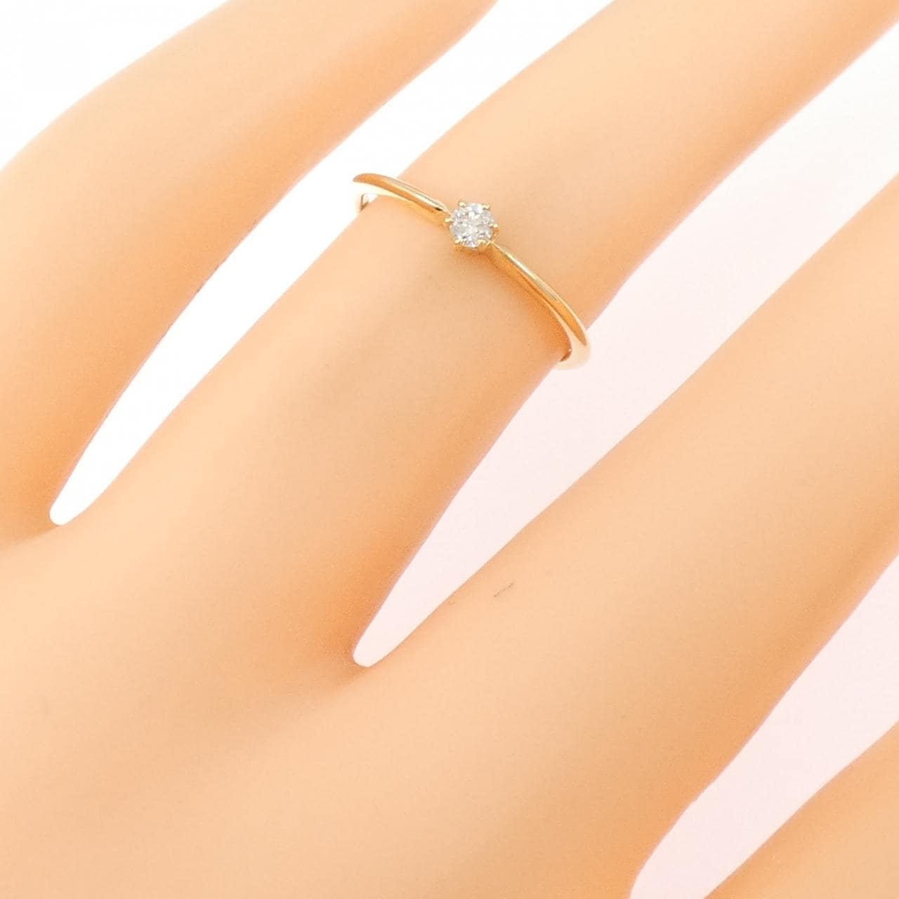 アガット ダイヤモンド リング 0.05CT