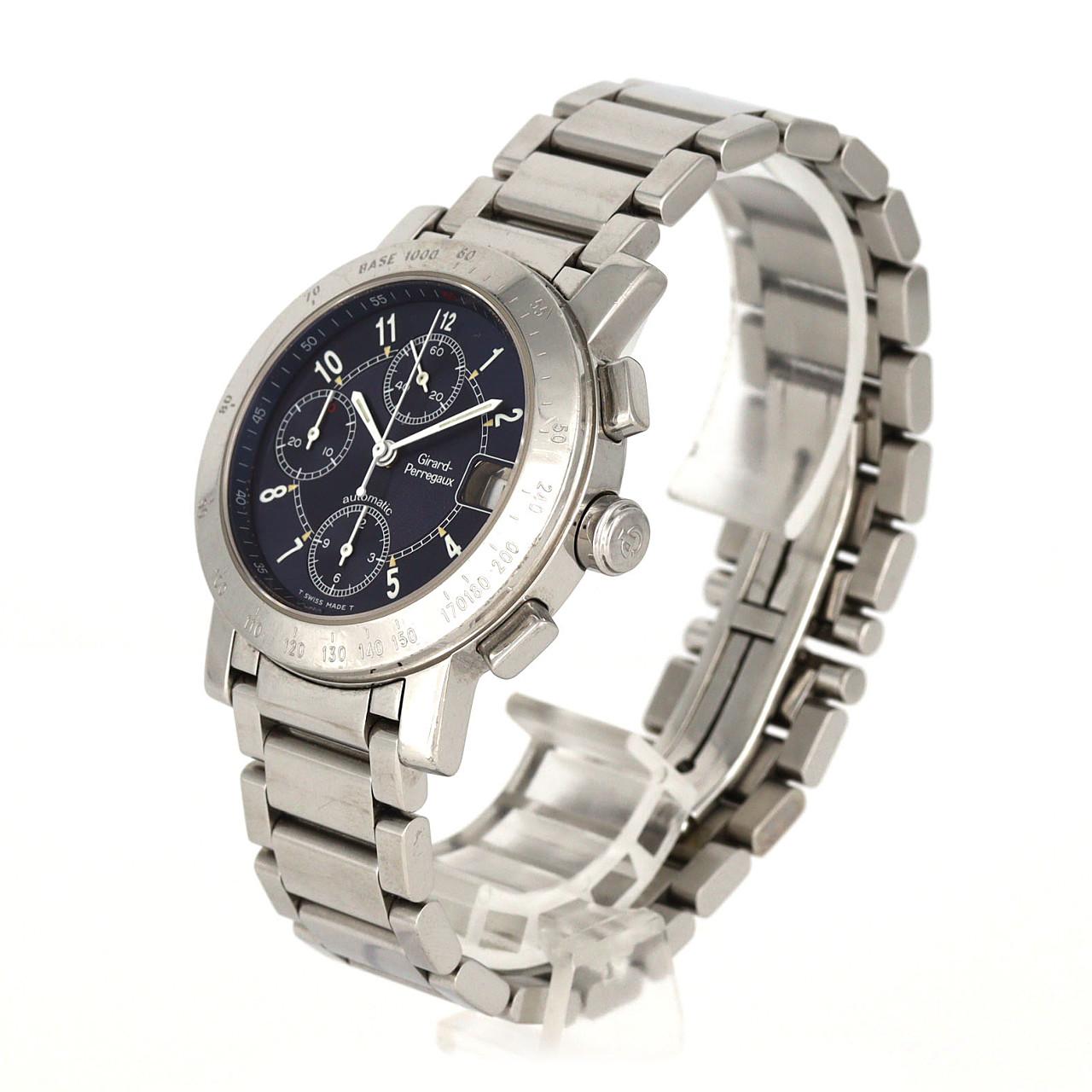 【ノーメンテナンス還元価格】ジラール･ペルゴ GP7500クロノ 7500.1.14.444 SS 自動巻