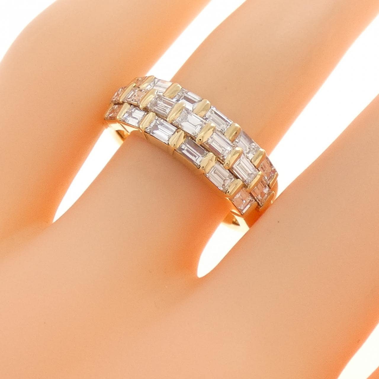 K18YG ダイヤモンド リング 1.39CT