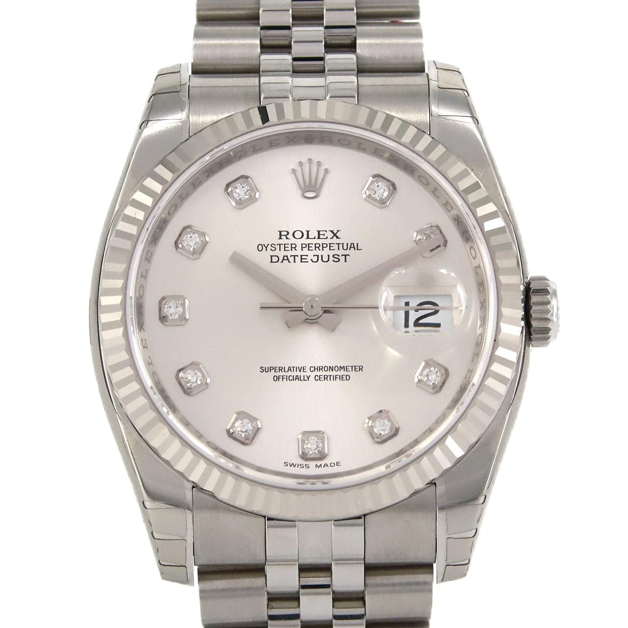 【未使用品】ロレックス デイトジャスト 116234G SSxWG 自動巻 M番