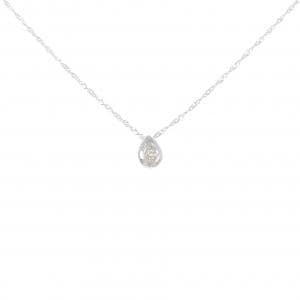 K14WG ダイヤモンド ネックレス 0.05CT