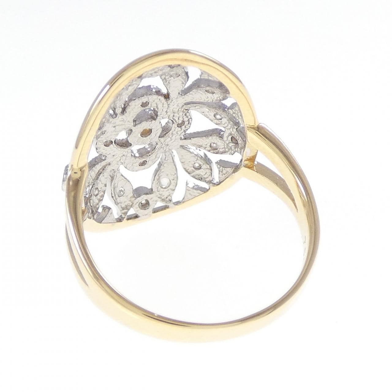 750YG/750WG ダイヤモンド リング 0.16CT